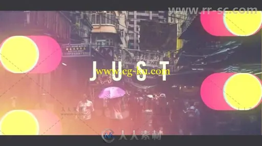 创意多彩动感图形展示照片视差幻灯片相册动画AE模板Videohive Graphics Opener 2的图片4