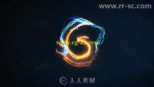 酷炫史诗高科技电火花运动标志展示Logo演绎AE模板 Videohive Logo Reveal 18936541的图片1