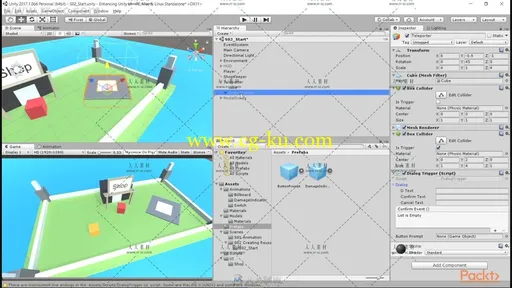 Unity用户UI界面高级制作视频教程 PACKT PUBLISHING ENHANCEMENT WITH UNITY UI AD的图片3