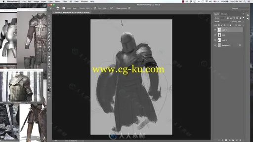 影视游戏概念艺术绘画大师级视频教程合集 GUMROAD LU DONGJUN BUNDLE PACK! LESSON的图片3