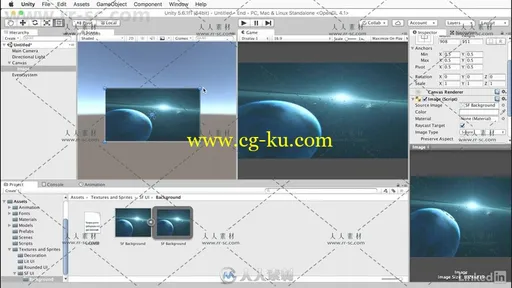Unity用户游戏界面实例制作视频教程 Cert Prep Unity User Interfaces and Animation的图片2