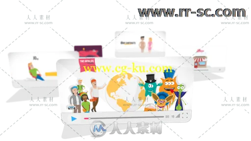 创意卡通角色解说现代企业视频动画工具包AE模板 Videohive Explainer Toolkit 9322的图片1