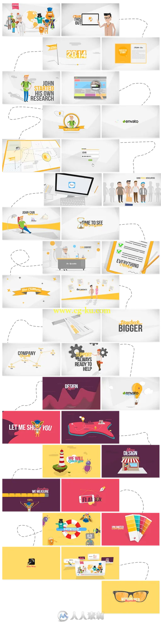 创意卡通角色解说现代企业视频动画工具包AE模板 Videohive Explainer Toolkit 9322的图片4