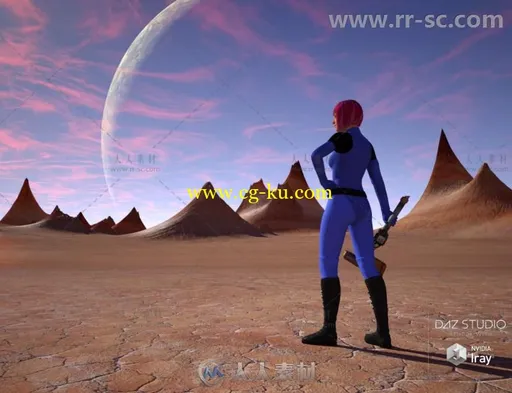 360度荒凉的行星环境3D模型合辑的图片2
