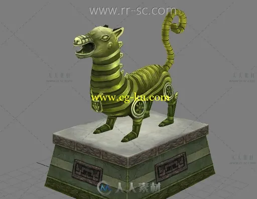 魔幻石兽3D模型的图片1