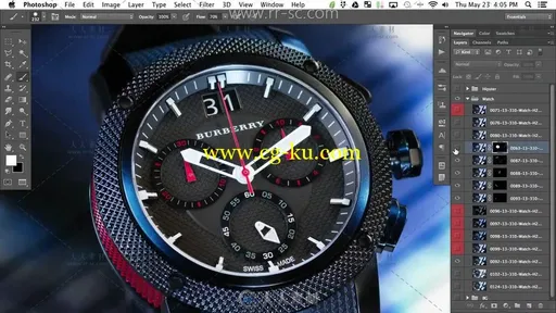 Photoshop时尚手表制作视频教程的图片2