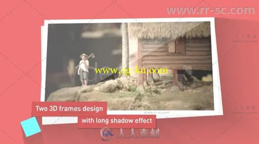 创意三维灯箱家庭照片展示幻灯片相册动画AE模板Videohive 3D LightBox Media Slid的图片2