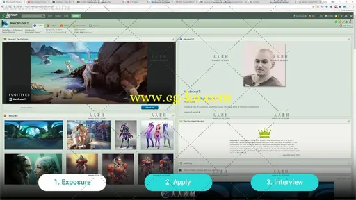 3D游戏艺术家职业终极指南视频教程第四季 CUBEBRUSH ULTIMATE CAREER GUIDE 3D ART的图片2