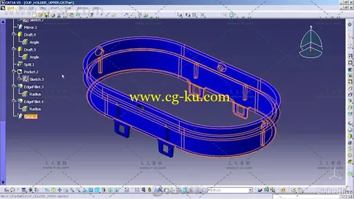 CATIA v5产品设计初学者入门训练视频教程 Learning CATIA v5的图片3