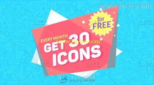 330款彩色动画图标展示幻灯片元素包AE模板Videohive Icons Pack 330 Animated Ico的图片3