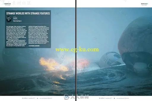 3D世界艺术杂志2017年11月刊 3D WORLD NOVEMBER 2017的图片3