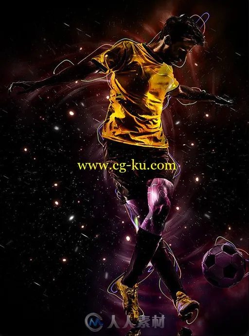 美丽星空能量艺术特效PS动作的图片1