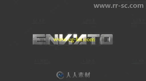 炫酷火花三维金属质感标志展示Logo演绎AE模板Videohive Metal Transform Logo Rev的图片3