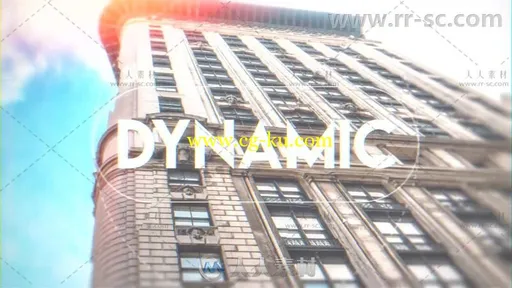 时尚动感视差幻灯片相册动画AE模板 Videohive Dynamic Stomps Opener 20222893的图片3