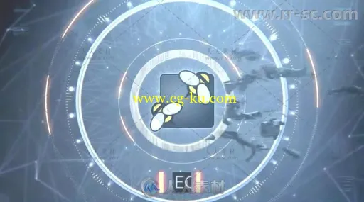 炫酷史诗科技感故障效果标志展示Logo演绎AE模板 Videohive Epic Glitch Logo 156的图片3