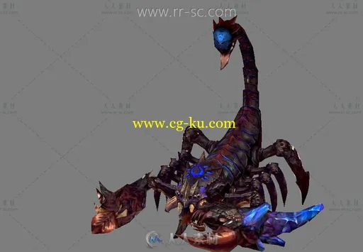 蝎子怪物3D模型的图片1