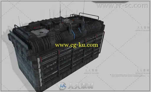 未来世界城市建筑景观场景环境3D模型合辑的图片4