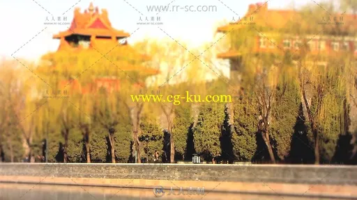 延时摄影北京城市交通街道实拍视频素材的图片1