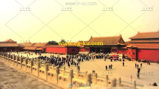 延时摄影北京城市交通街道实拍视频素材的图片2
