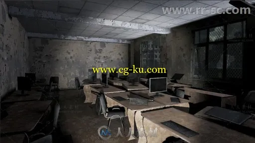 学校场景城市环境3D模型Unity游戏素材资源的图片8