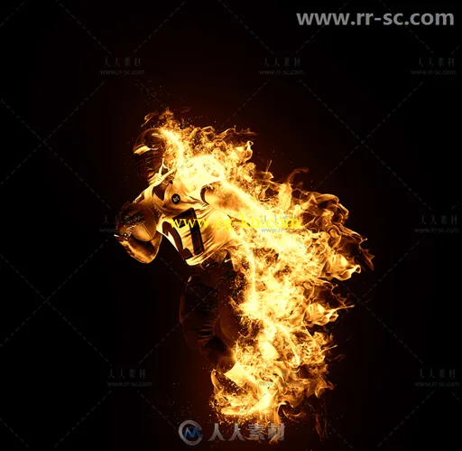 炫酷火焰燃烧动画艺术特效PS动作的图片3