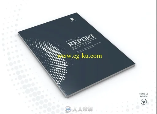 24页企业风格年度报告手册indesign排版模板的图片3