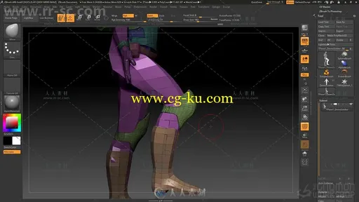 ZBrush 4R8三维雕刻技术全面核心训练视频教程 THE GNOMON WORKSHOP INTRODUCTION T的图片13