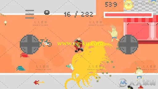 无尽的2D射击游戏入门样板完整项目Unity游戏素材资源的图片6