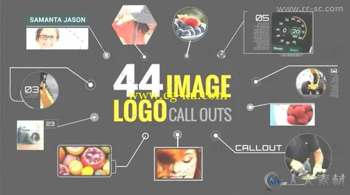 152种未来派线条呼出文字图标标注介绍说明动画AE模版 Videohive 152 Call-Out Tit的图片2
