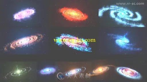 美丽梦幻神秘的宇宙银河系行星展示AE模版 Videohive Solar System Massive K的图片2