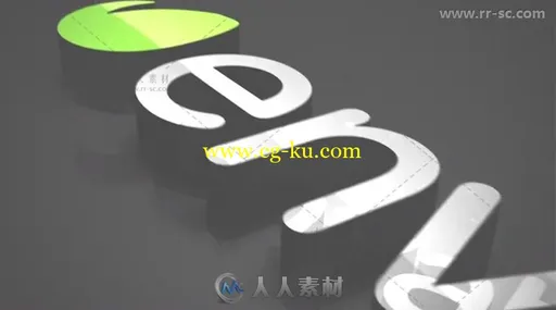 简单的3D标志优雅展示Logo演绎AE模板 Videohive Elegant Extrusion 142766的图片2