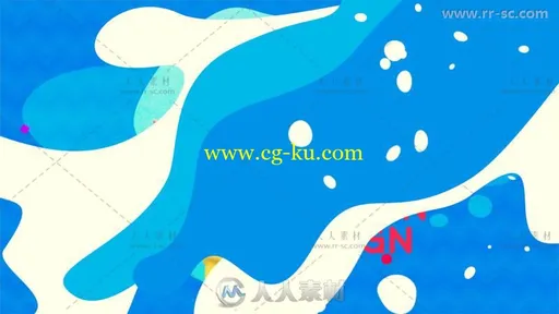 时尚色彩斑斓的动画效果照片展示幻灯片相册动画AE模板 Videohive Colorful Opener的图片5