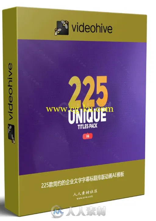 225款简约的企业文字字幕标题排版动画AE模板 Videohive The Titles 16452285的图片1