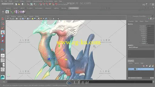 Maya专业贴图烘焙技术视频教程的图片4