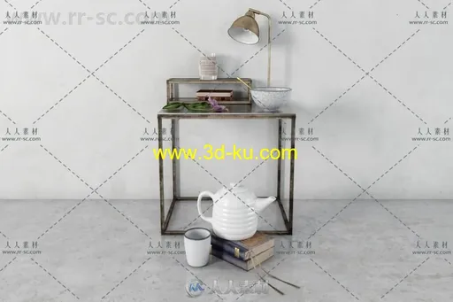 34组高品质室内家庭用品饰品3D模型合辑 EVERMOTION ARCHMODELS VOL.188的图片12