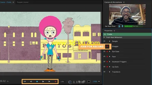 Animate CC 2018角色动画软件1.1.0版 ADOBE CHARACTER ANIMATOR CC 2018 V1.1.0 BU的图片3