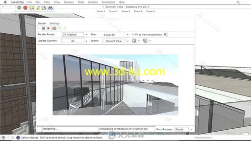 SketchUp中Twilight插件渲染技术训练视频教程 SketchUp Rendering Using Twilight的图片1