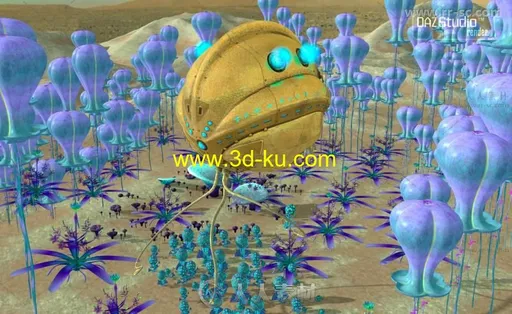 外星人收藏家强大的机器人3D模型合辑的图片3