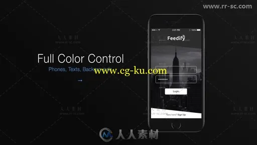 三维苹果手机界面APP应用程序演示套件AE模板 Videohive The7 - App Presentati的图片4