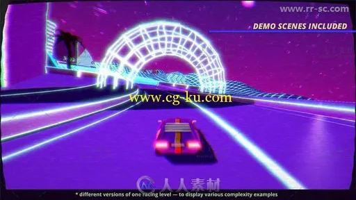 80年代复古电影标题特效脚本Unity素材资源的图片3