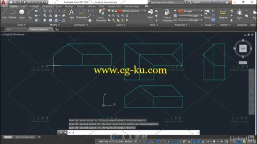 AutoCAD施工图纸设计技术训练视频教程的图片2