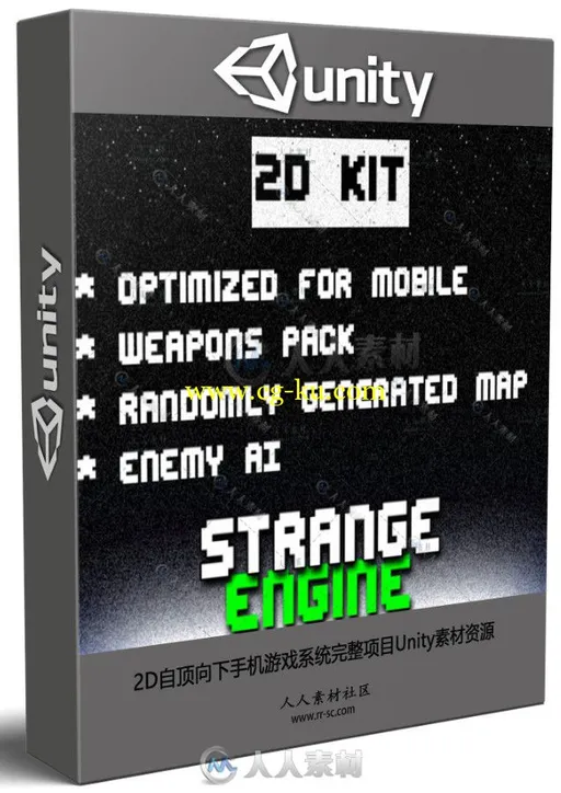 2D自顶向下手机游戏系统完整项目Unity素材资源的图片2