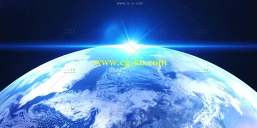 梦幻星空蓝色地球围棋布局穿梭照片高清实拍视频素材的图片1