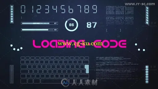 400多款未来科幻HUD高科技界面UI动画视频元素AE模板 Interface: 400+ HUD Video E的图片4