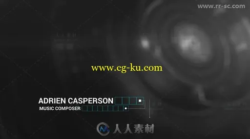 15款优雅科技感企业文字字幕标题排版动画AE模板的图片3