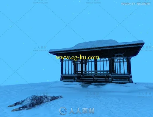梦幻黑暗充满星星的夜晚3D模型合辑的图片2