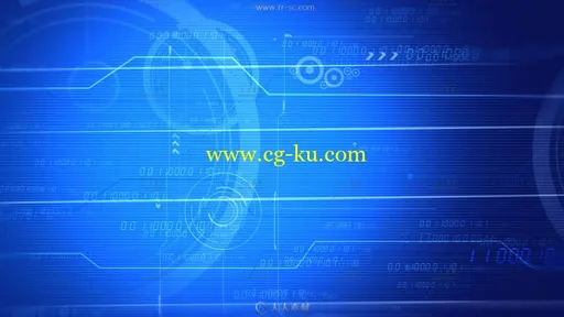 41组酷炫科技数字光线高清背景视频素材的图片2