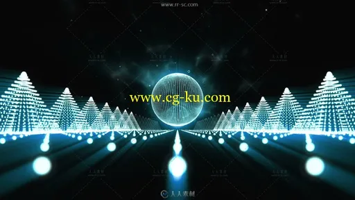 35套科技光线运动三维全息图视频素材的图片3