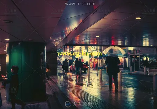 日本城市街道场景摄影美术原画素材的图片4