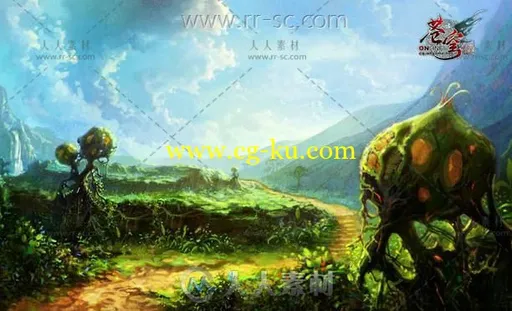 日韩游戏场景PSD原画素材的图片1